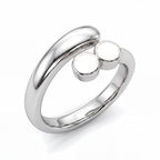 Adjustable BirthStone Ring "Lyra"