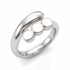 Adjustable BirthStone Ring "Lyra"