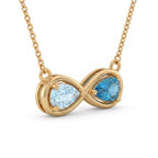 BirthStone Necklace "Infinity"